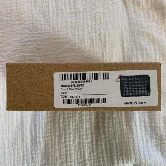 Celine Women's C Charm Quilted Leather Coin Pouch - Picture 5 of 9